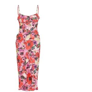 PLT Floral High-Low Dress Size 6.